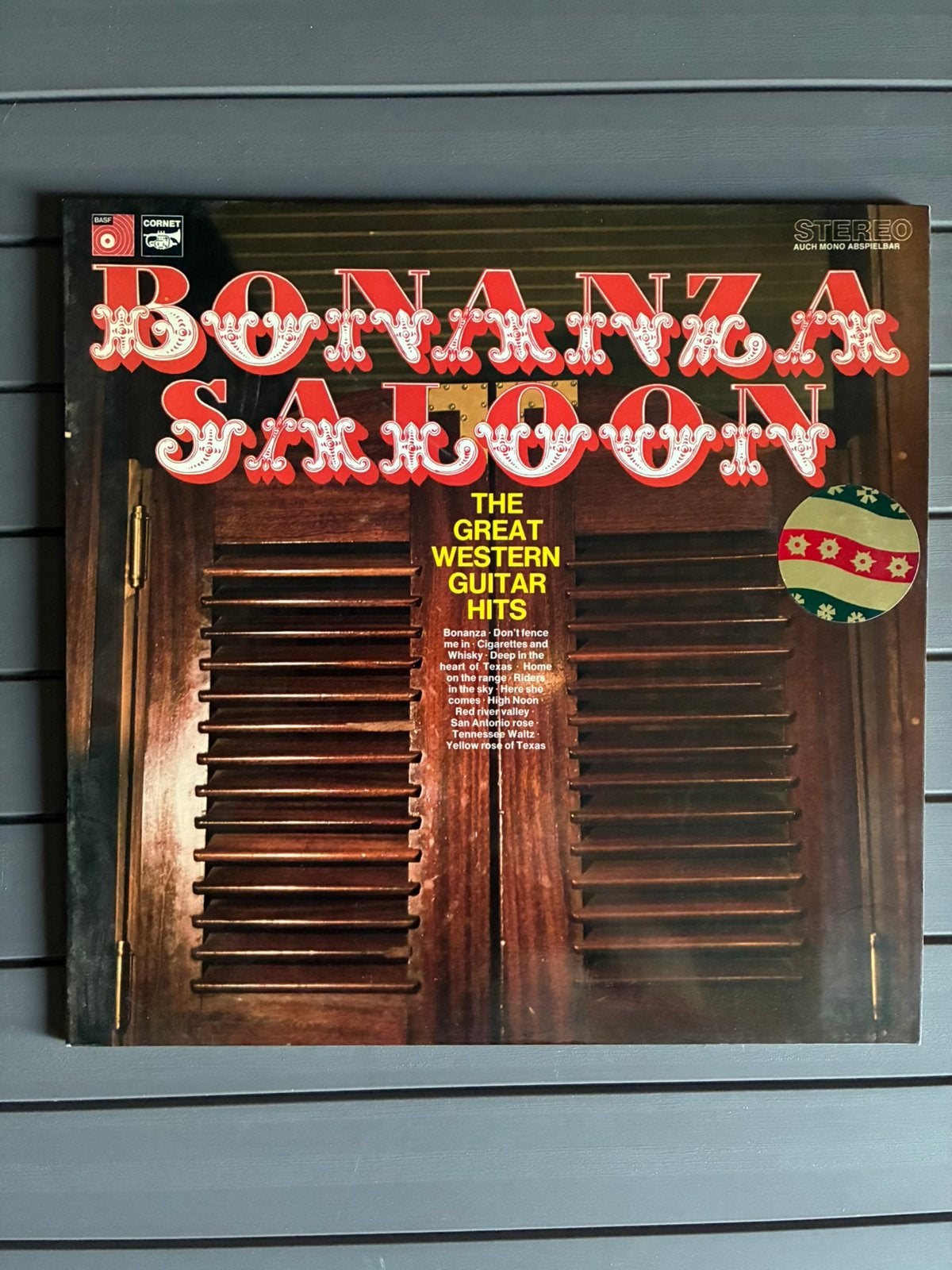 Bonanza Saloon - The Great Western Guitar Hits, Cd's en Dvd's, Vinyl | Country en Western, Zo goed als nieuw, Country, LP, 12 inch