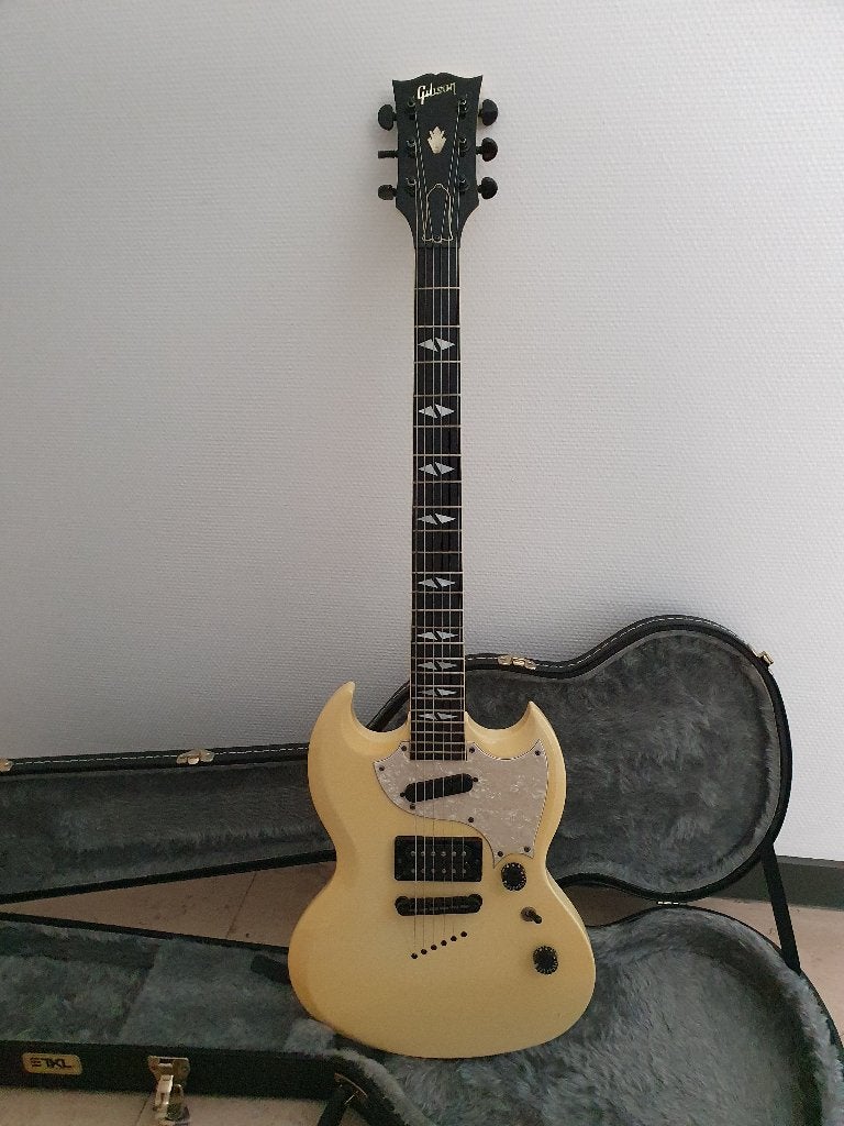Gibson SG-90 dubbel 1988, Muziek en Instrumenten, Ophalen of Verzenden, Gebruikt, Gibson