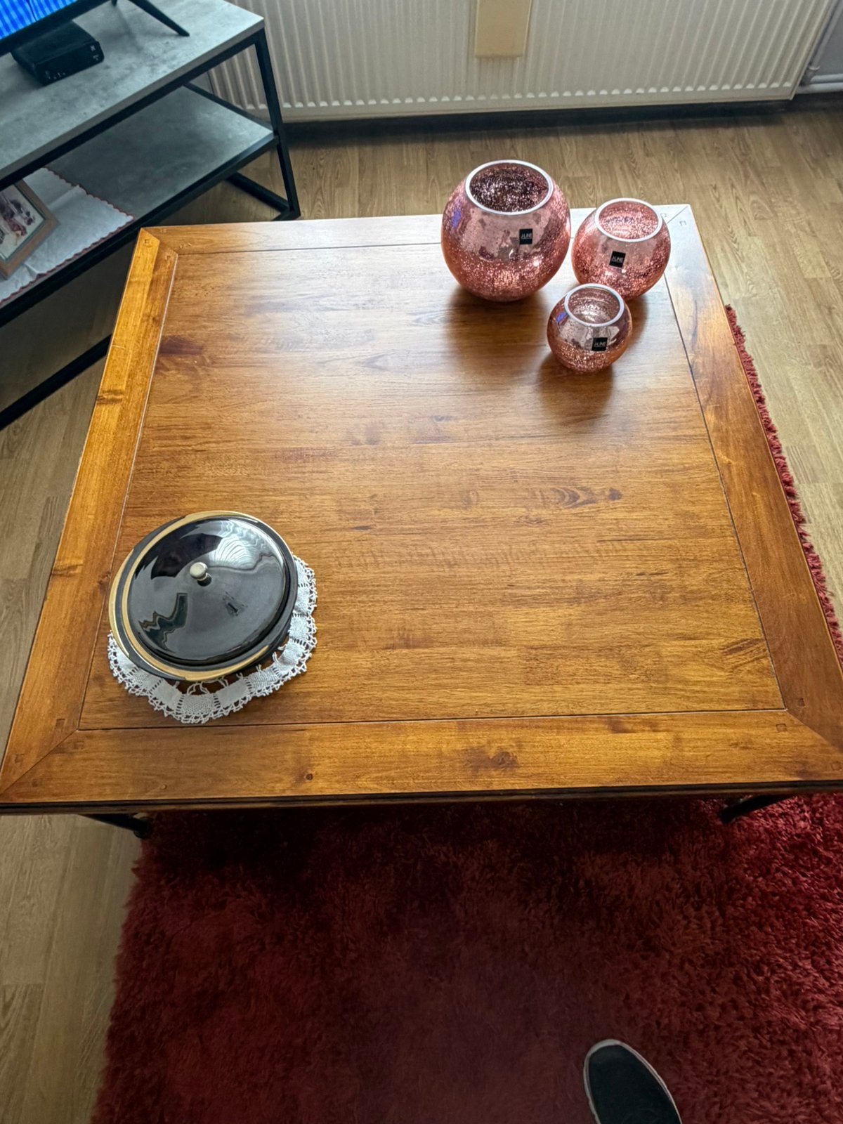 Table basse de salon, Maison & Meubles, 50 à 100 cm, Carré, Enlèvement, Utilisé