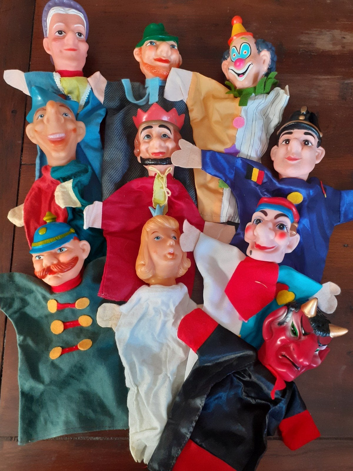 Retro handpoppen ( C ), Ophalen of Verzenden