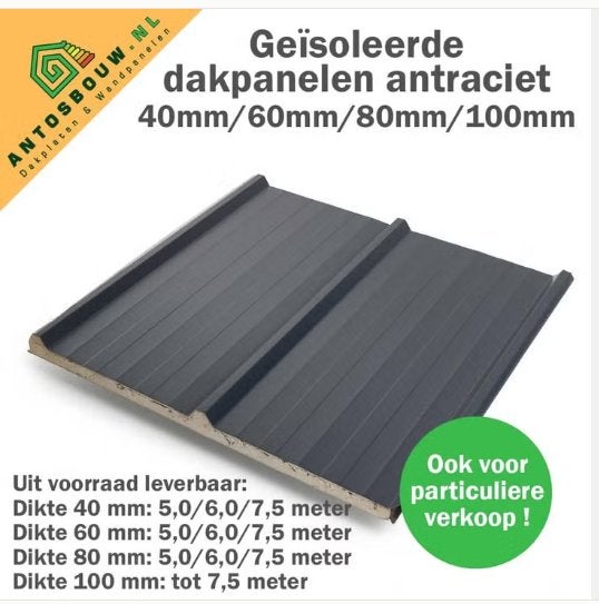 Gelegenheidspartij dakpanelen A en B keus, Bricolage & Construction, Tuiles & Revêtements de toit, Enlèvement, Neuf, Plaque de toiture ou Plaque de tuile