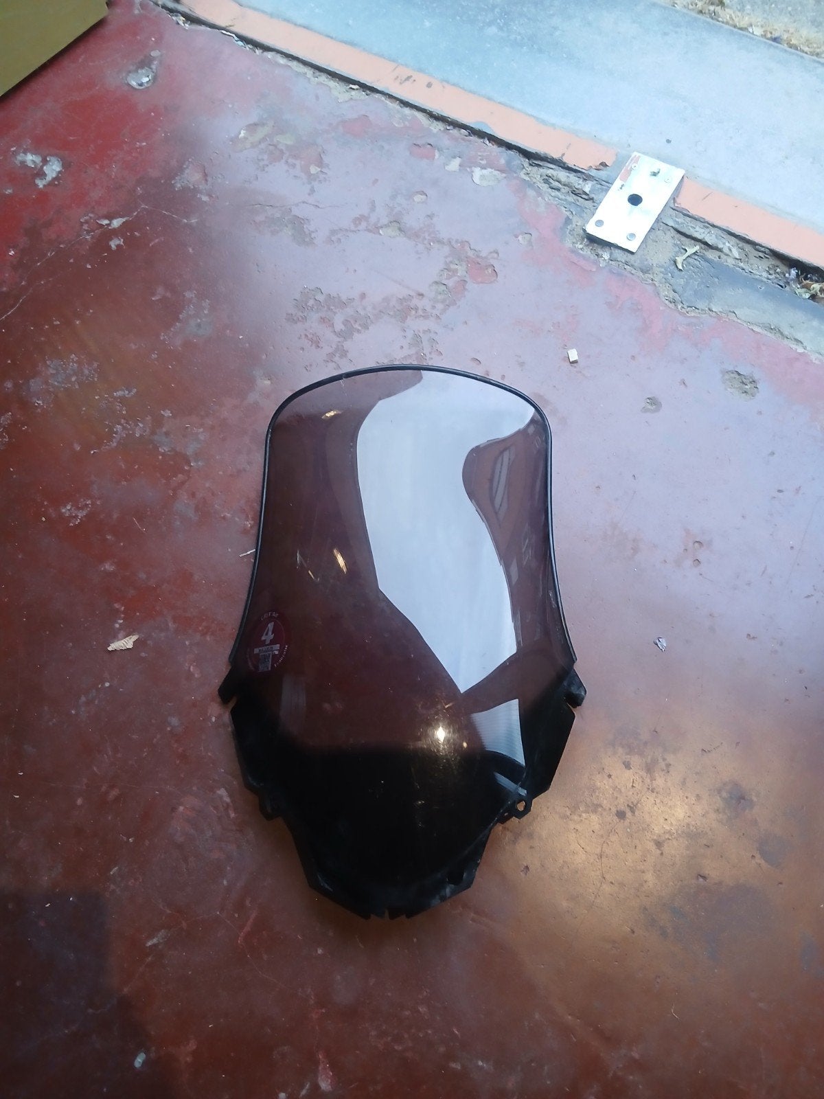 honda transalp 650 givi hoog windscherm, Enlèvement