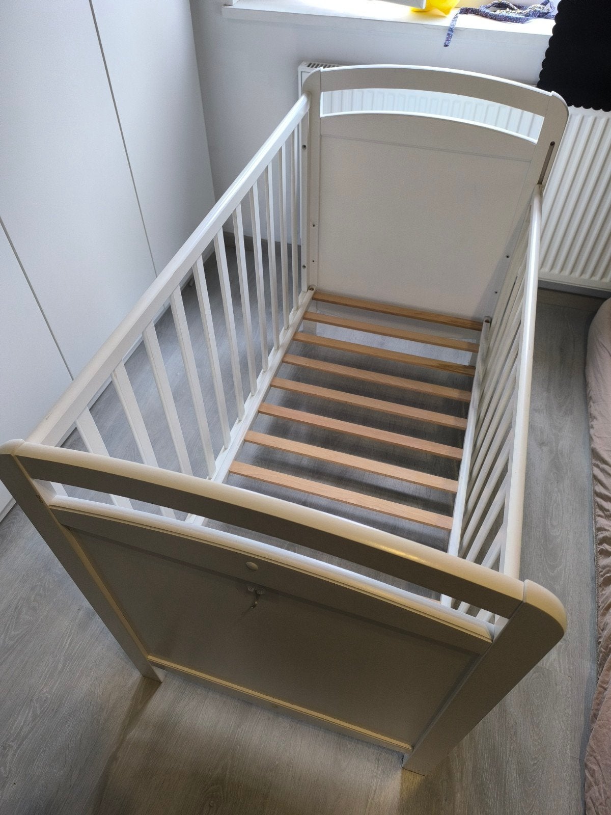 Babybedje met aerosleep matras, Ophalen, Gebruikt, Ledikant