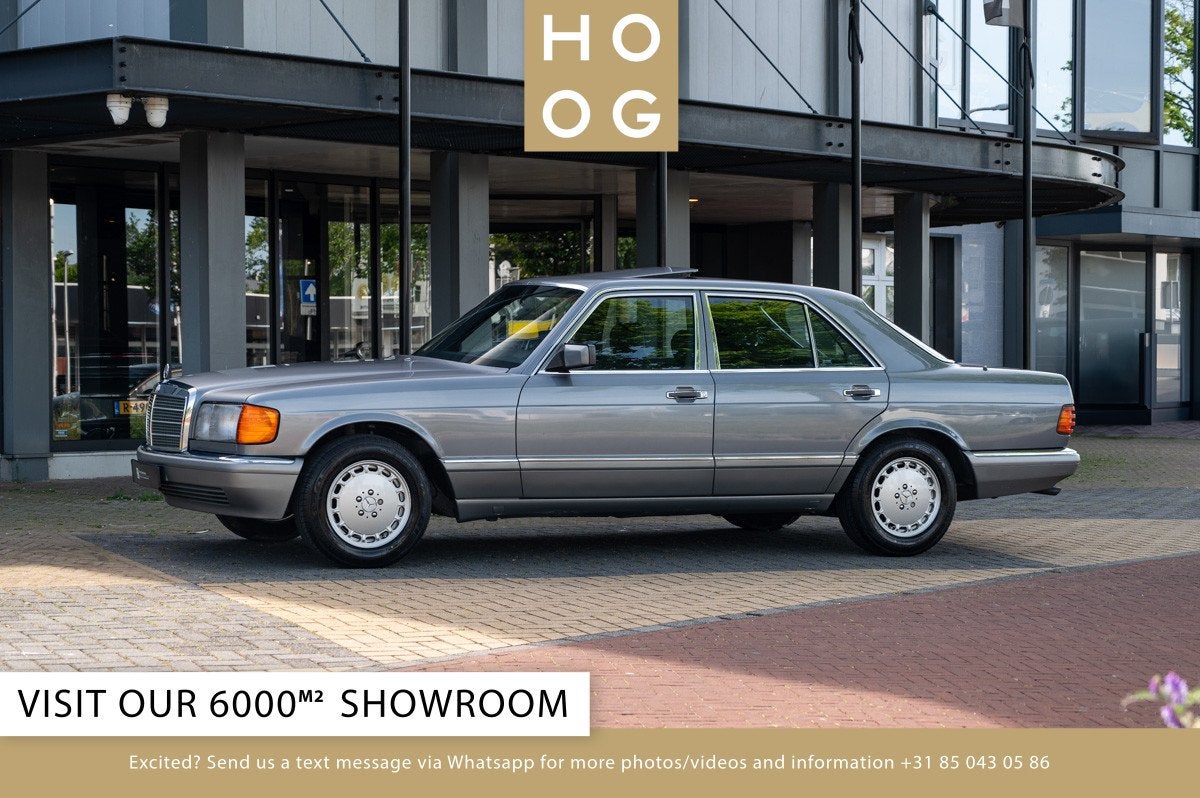 Mercedes-Benz S-Klasse 300SE (bj 1987, automaat), Auto's, 4 deurs, Overige kleuren, Leder, Bedrijf