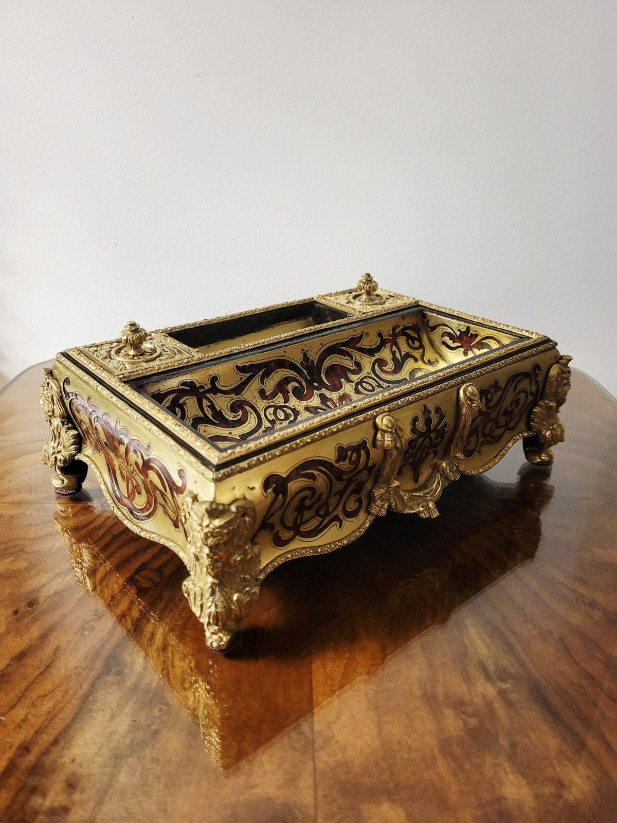 Ensemble d'encres en marqueterie pro-français Napoléon III B, Antiquités & Art, Enlèvement