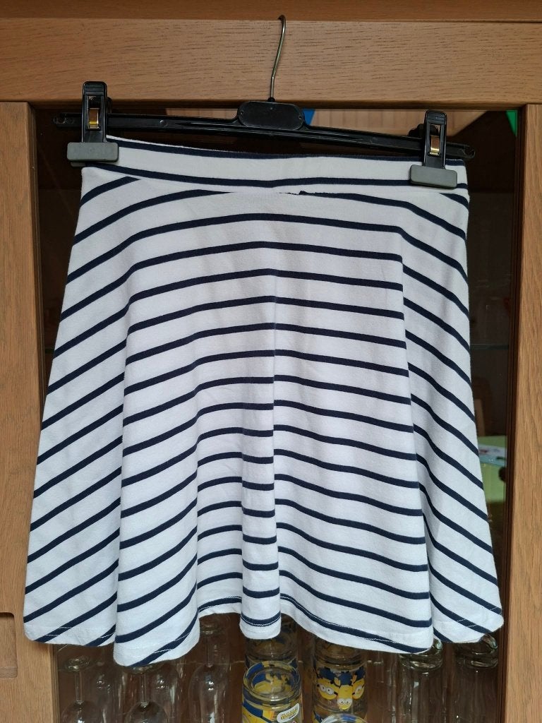 Hema: Zomers gestreept zwierrokje (M158/164), Kinderen en Baby's, Kinderkleding | Maat 158, Gebruikt, Meisje, Ophalen of Verzenden