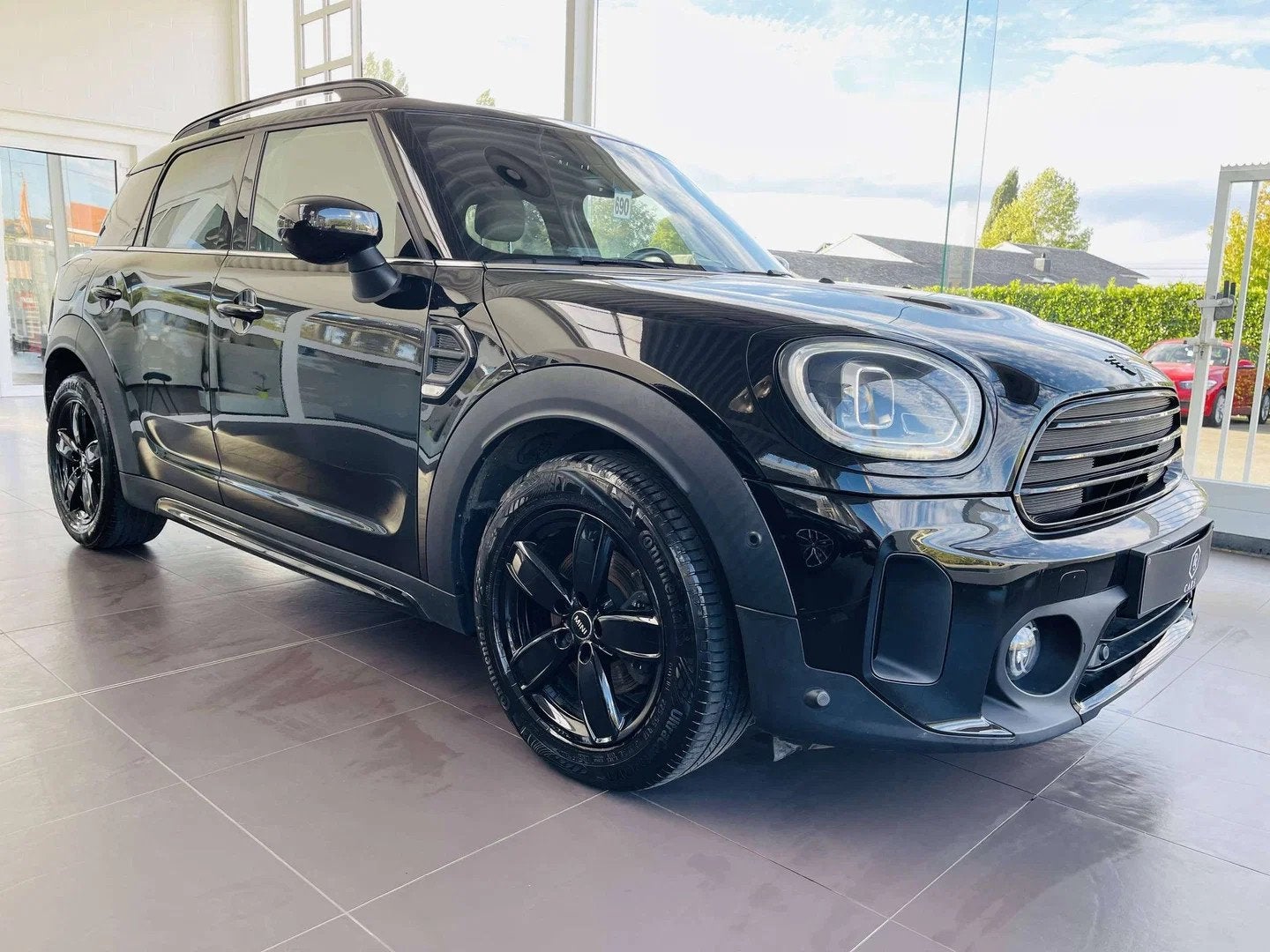 MINI Countryman Cooper D 2.0 DA * GARANTIE + LED + CUIR + GP, Auto's, 116 g/km, 136 pk, Zwart, Bedrijf