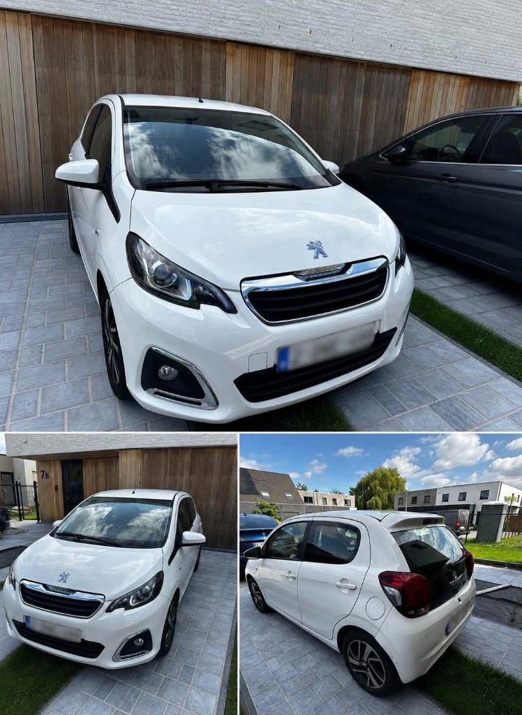 Peugeot 108 Allure 2020, 40.000km, Autos, Achat, Euro 6, Boîte manuelle, Noir