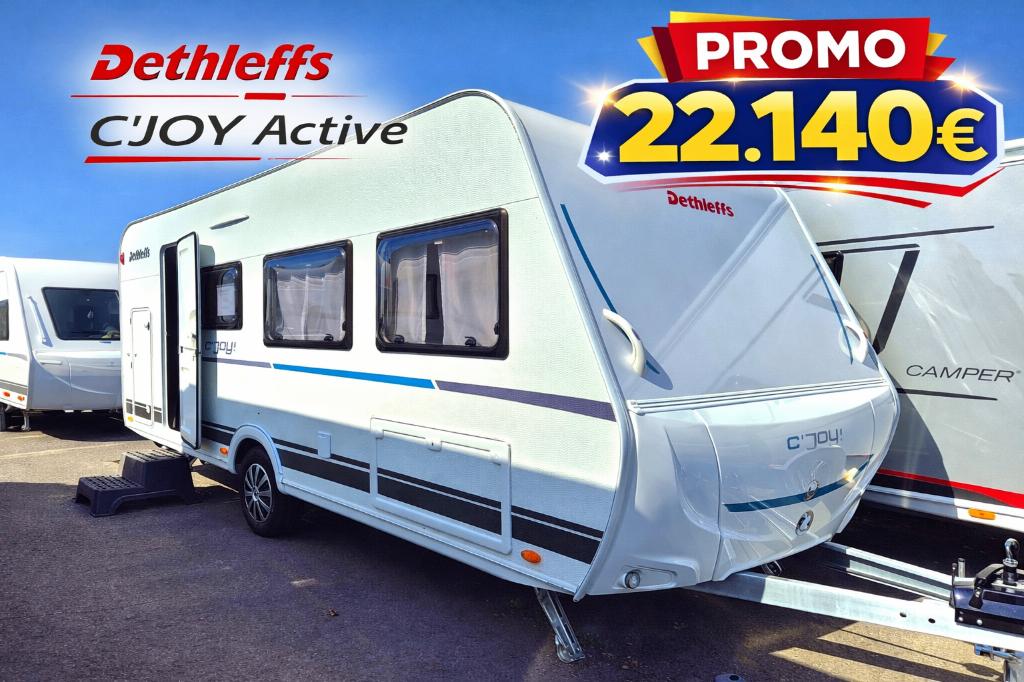 Dethleffs C’Joy 480 QLK, Caravans en Kamperen, Caravans, Bedrijf, Treinzit, 750 - 1000 kg, Dethleffs