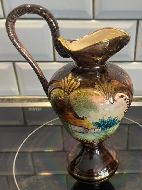 H Bequet siervazen set, made & handpainted in Belgium, Ophalen of Verzenden