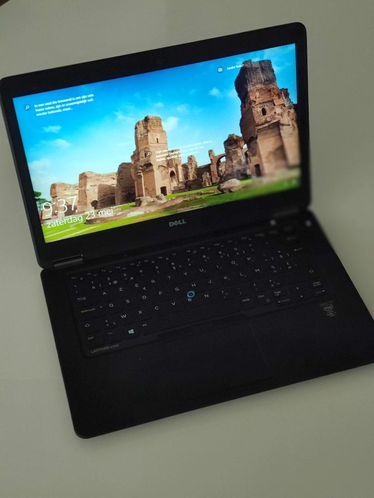 Dell Latitude E7450 14" i7/8GB/256SSD Refurbished + Extra's, 2 tot 3 Ghz, 14 inch, Ophalen of Verzenden, SSD