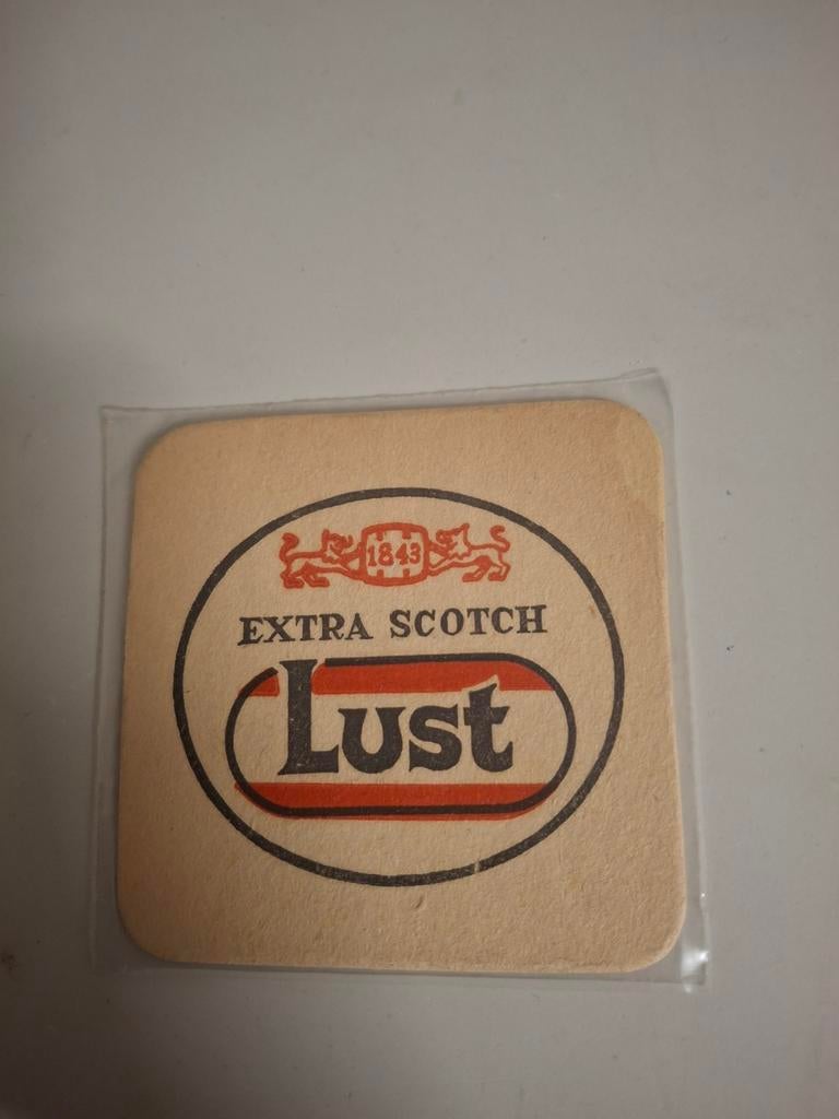 Oud bierviltje lust kortrijk, Ophalen of Verzenden
