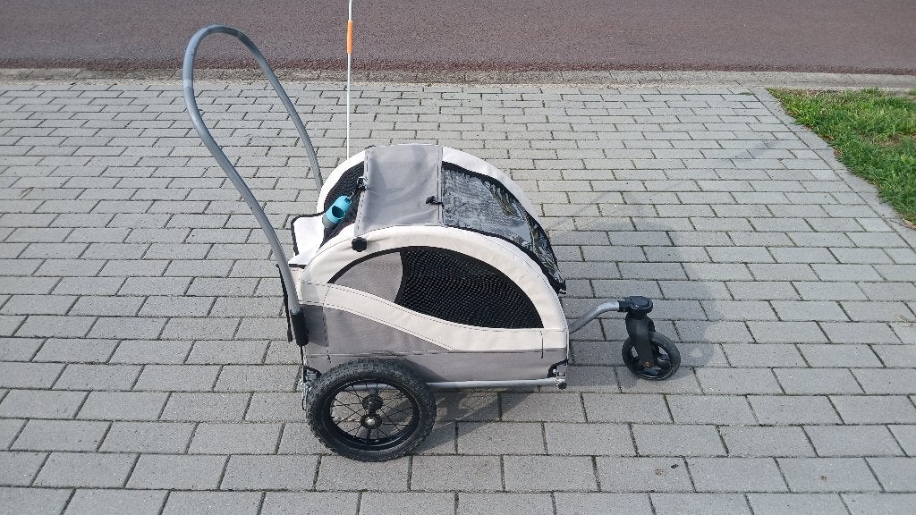 Hondenkar SUDVAL, Overige merken, Ophalen, Zo goed als nieuw, Hondenfietskar