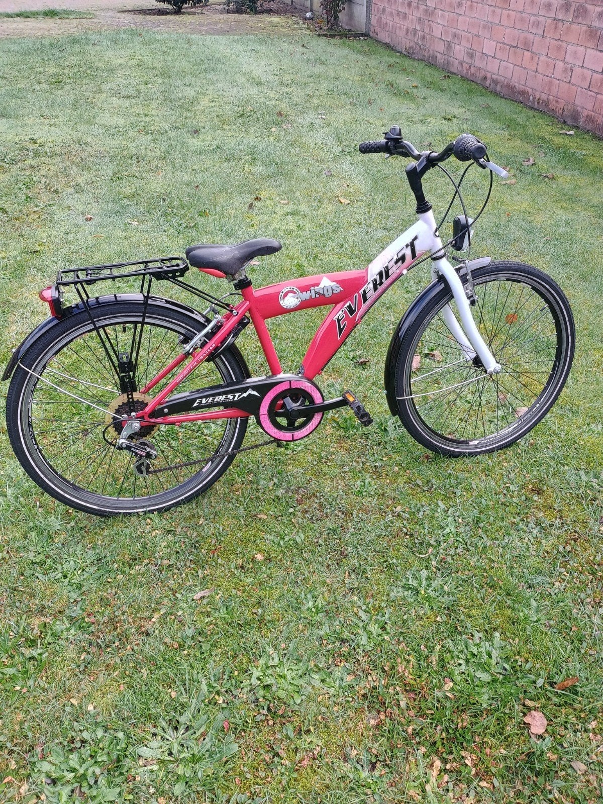 24 inch jongens fiets, Fietsen en Brommers, Ophalen, Velgrem, Versnellingen, Wings Everest