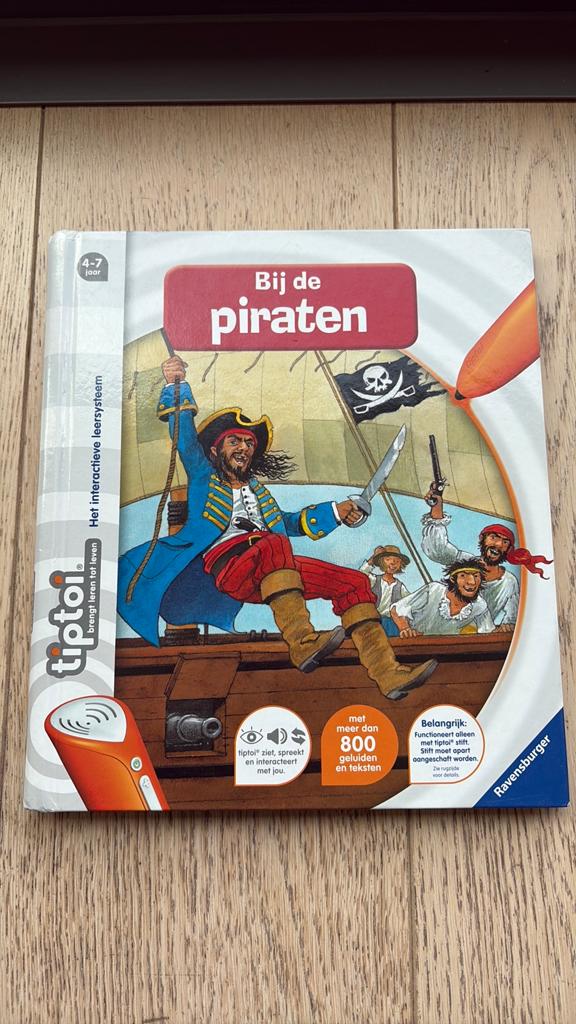 Tiptoi boek. Bij de piraten., Kinderen en Baby's, Speelgoed | Educatief en Creatief, Ophalen, Zo goed als nieuw, Ontdekken
