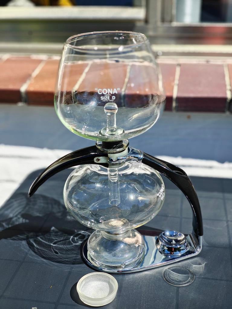 Vintage CONA siphon koffiezetter Size D, Elektronische apparatuur, Koffiezetapparaten, Ophalen of Verzenden