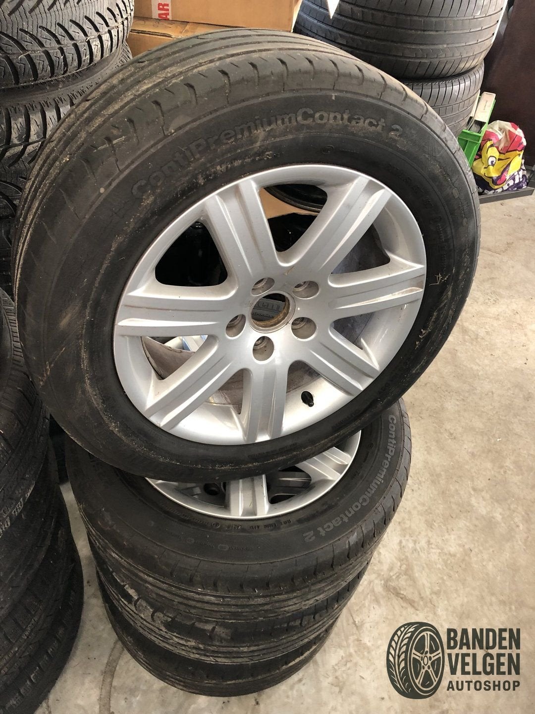 Audi LM Velgen 5 x 112 ET35 7,5J 16 Inch - Voor uw Winterban, Gebruikt, -, Banden en Velgen, Ophalen of Verzenden