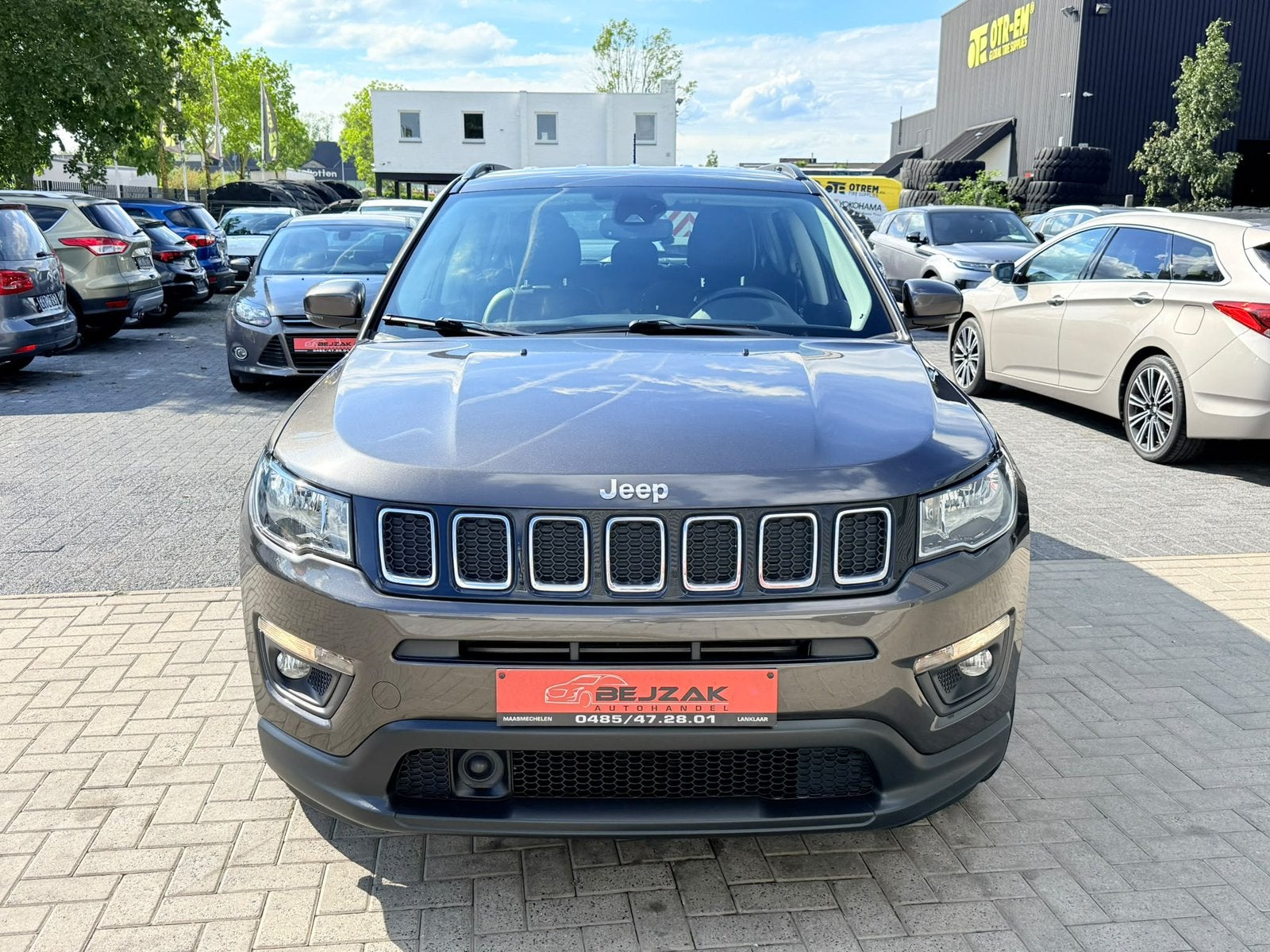 Jeep Compass1.4i Turbo 140pk 1j garantie, Auto's, Voorwielaandrijving, Compass, Bedrijf, ABS