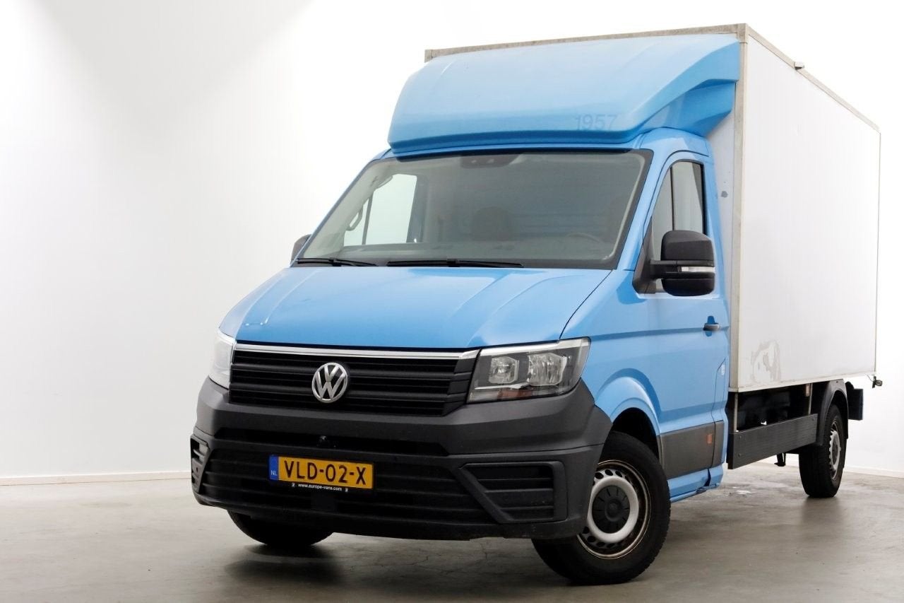 Volkswagen Crafter 35 2.0 TDI E6 Bakwagen met achterdeuren 2, Auto's, Blauw, Bedrijf, ABS, 277 g/km