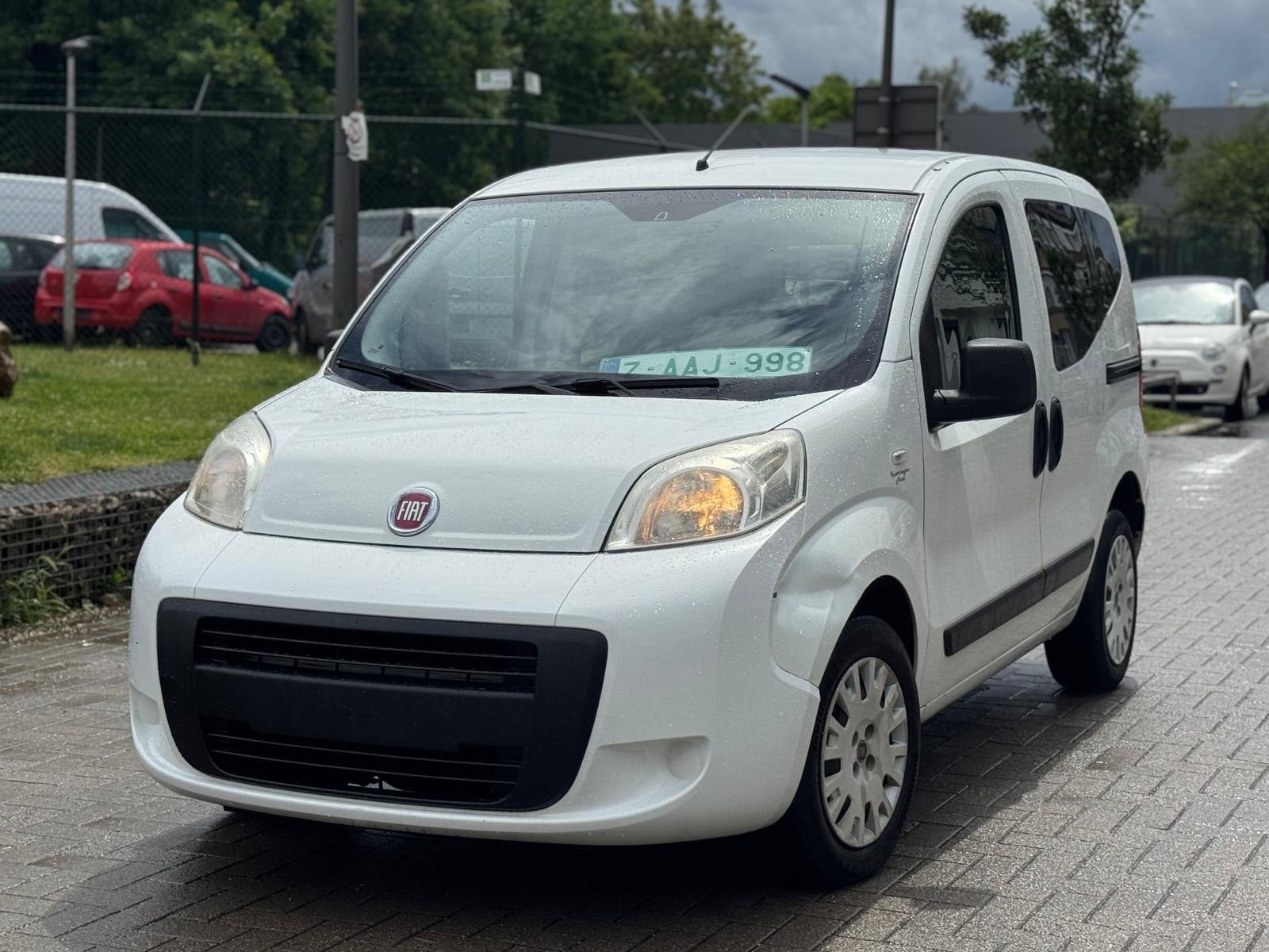 Fiat Qubo | 5-zit | Airco | Benzine, Auto's, Parkeersensor, Wit, Bedrijf, Overige carrosserie