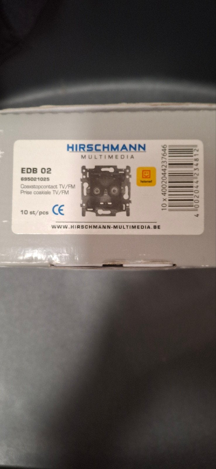 coax inbouw stopcontacten., Ophalen, Nieuw