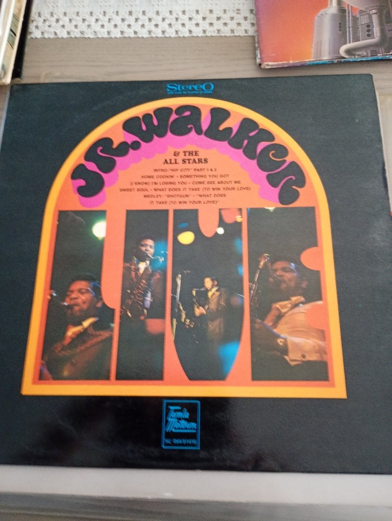 Jr. Walker & the all stars - Live, LP, Gebruikt, Fotohoes, 12 inch