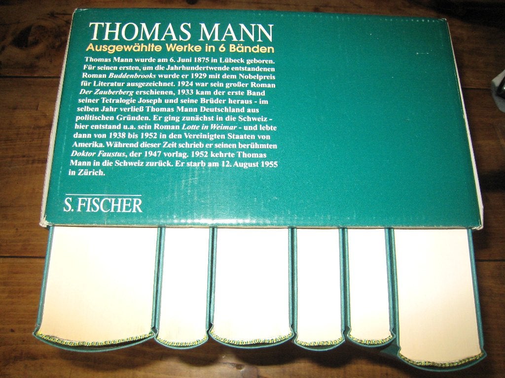 Thomas Mann: Ausgewählte Werke in 6 Bänden, Boeken, Ophalen