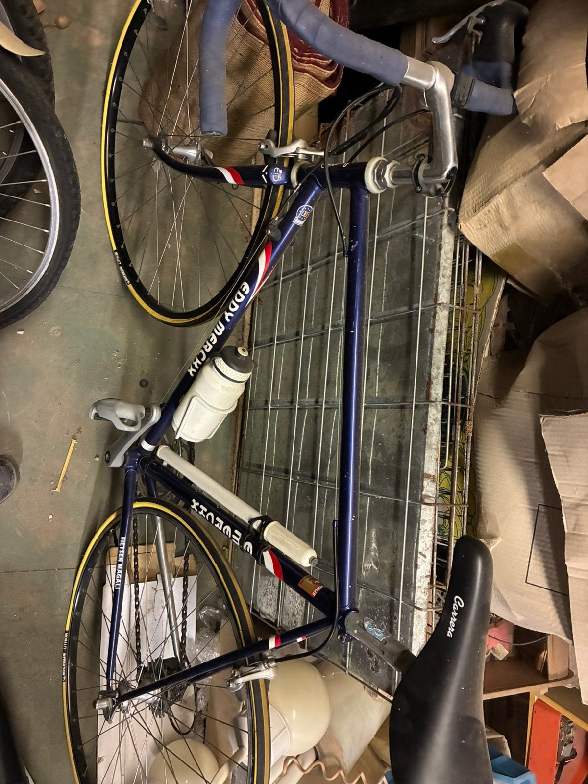 Eddy merckx koersfiets, Ophalen