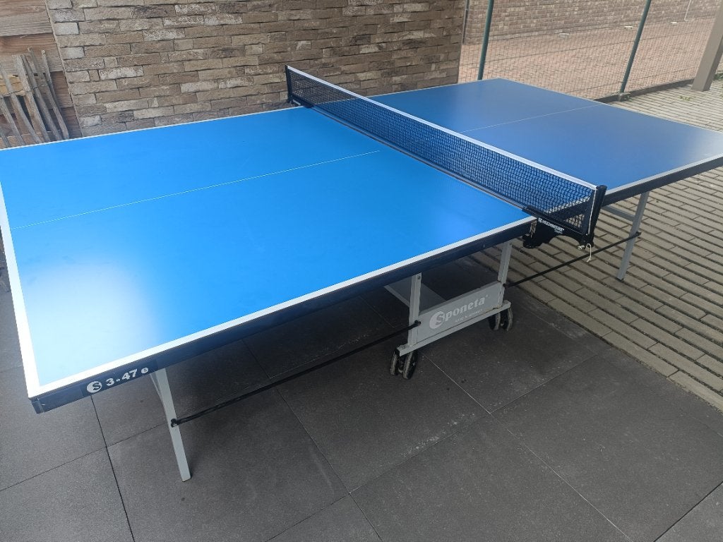 Tafeltennistafel - pingpongtafel, Sport en Fitness, Ophalen, Gebruikt, Tafel Outdoor, Verrijdbaar