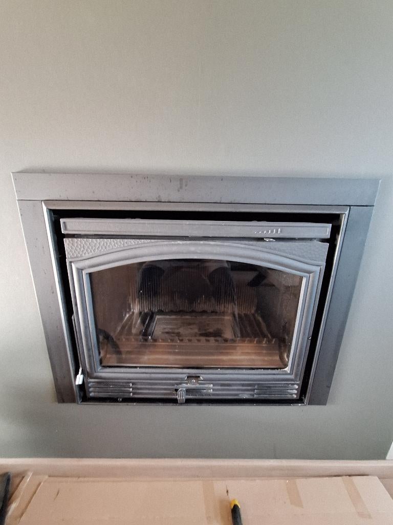 Inbouw cassette Dovre, Huis en Inrichting, Kachels, Ophalen, Gebruikt, Houtkachel, Inbouw