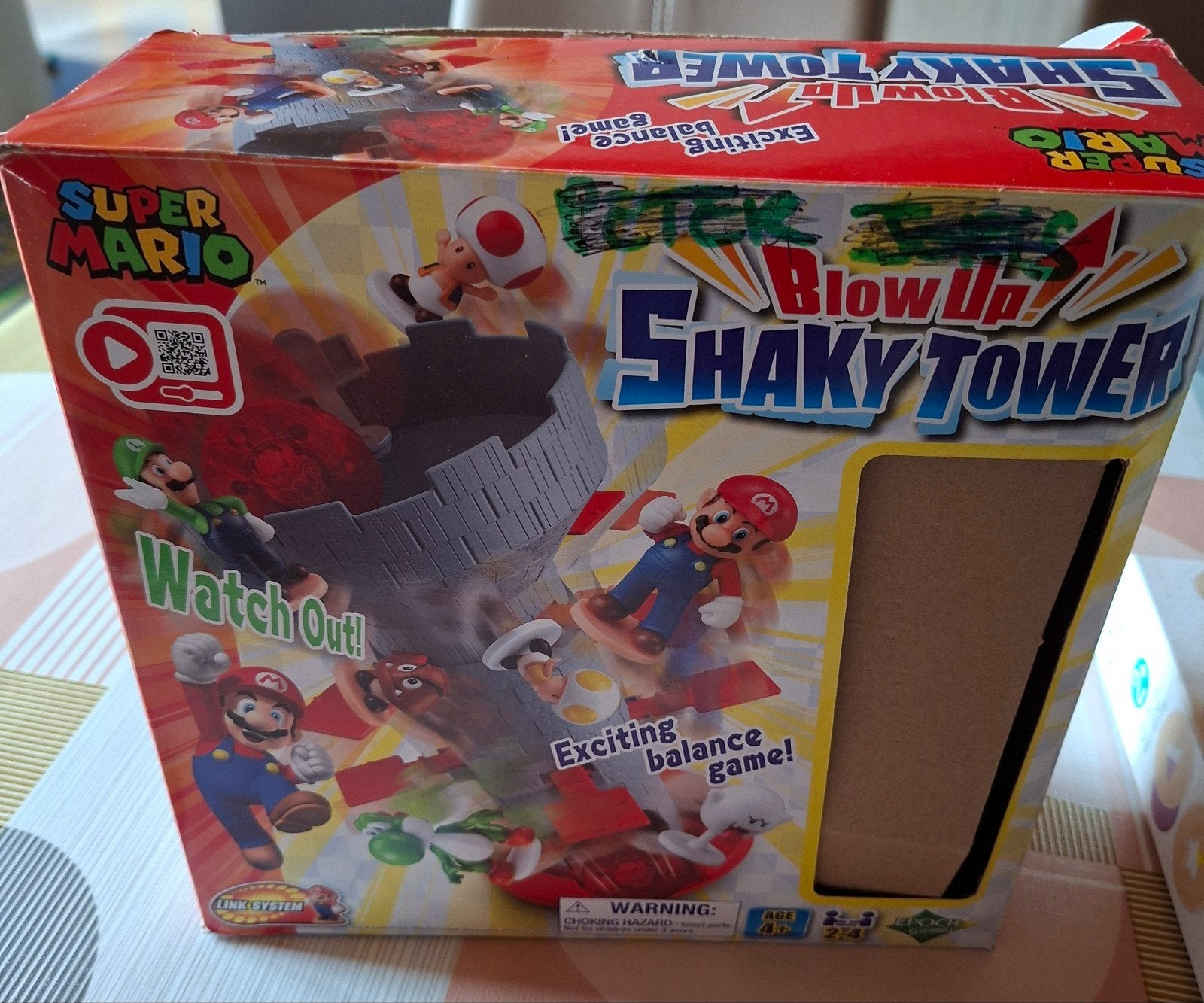 Shaky tower mario, Hobby en Vrije tijd, Gezelschapsspellen | Overige, Ophalen, Zo goed als nieuw
