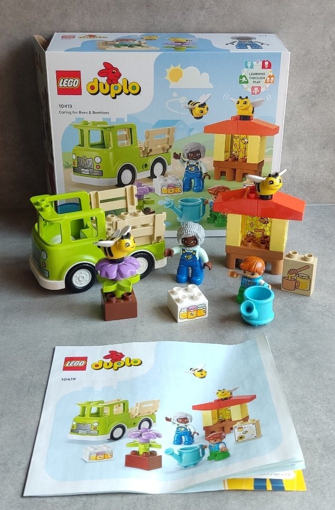 lego duplo 10419 bijen en bijenkorven, Ophalen of Verzenden, Zo goed als nieuw, Compleet, Duplo