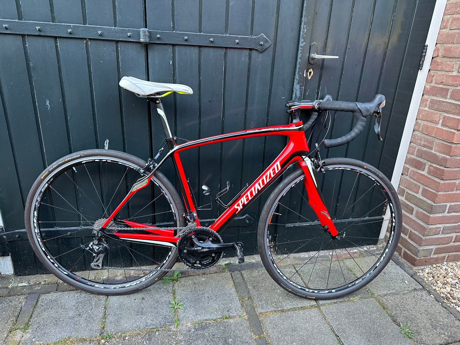 Specialized Roubaix Elite 54cm racefiets | Shimano 105, 28 inch, Gebruikt, Carbon, Velgrem