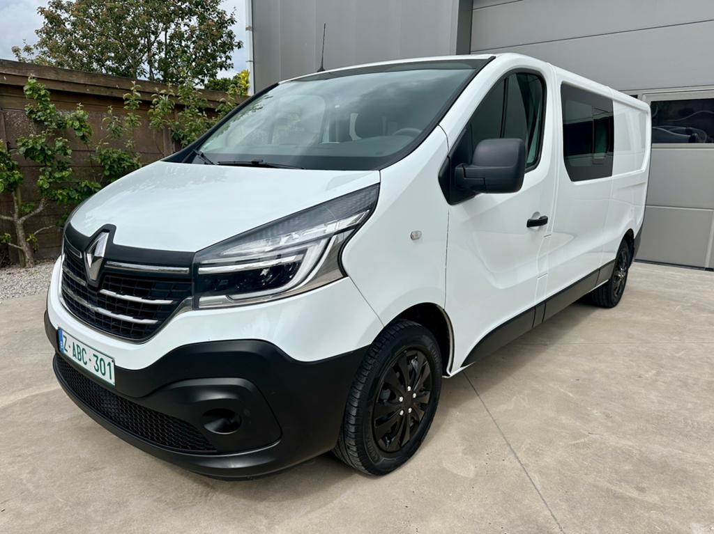 Renault trafic / dubbele cabine 6 zitplaatsen / btw, Auto's, Renault, Bedrijf, Te koop, Trafic, ABS, Airbags, Airconditioning