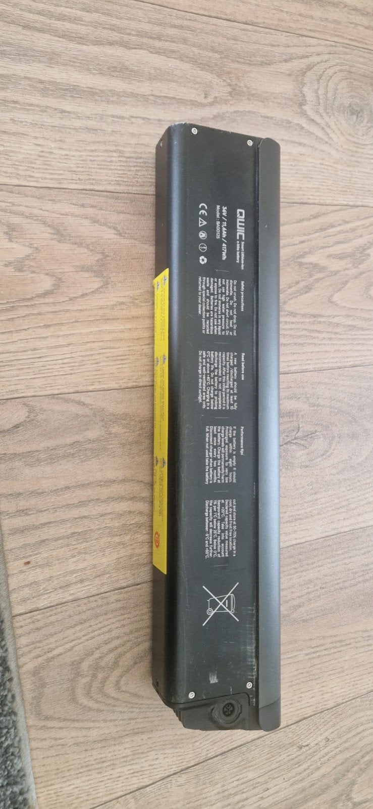 Qwic ba00125 gereviseerd 13.5ah, Ophalen