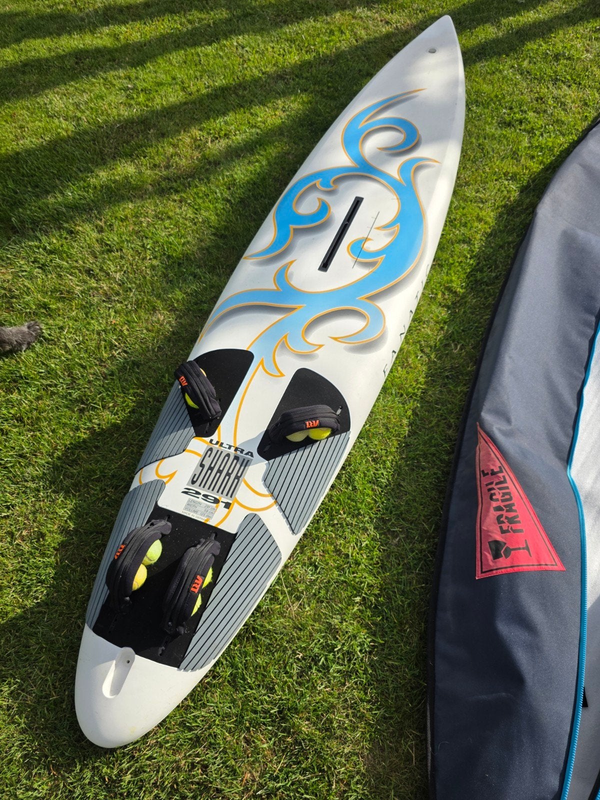 Fanatic Ultra Shark 291 cm et 125 litres en parfait état !, Enlèvement, Fanatic, Aileron