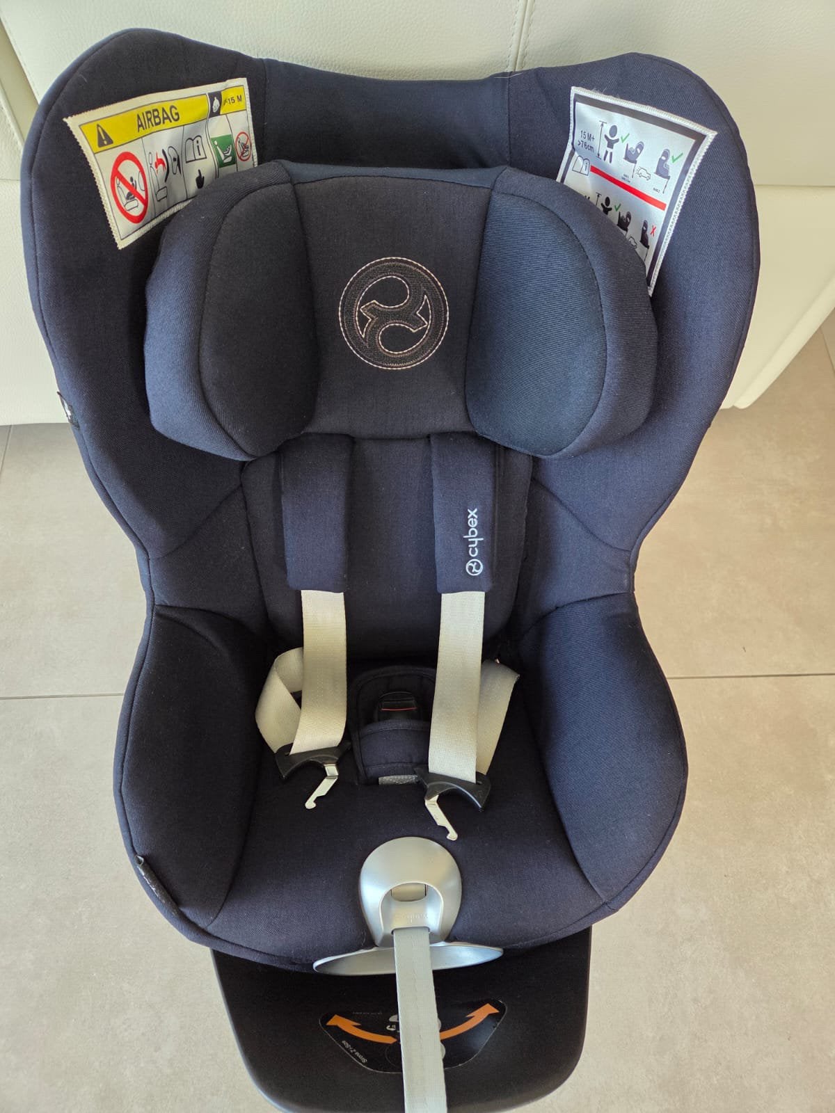 Cybex Sirona Z i-Size – 360 draaibaar, Kinderen en Baby's, Verstelbare rugleuning, 0 t/m 18 kg, Zo goed als nieuw, Isofix