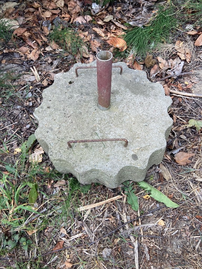 Parasolvoet, Tuin en Terras, Ophalen, Gebruikt, Parasolvoet