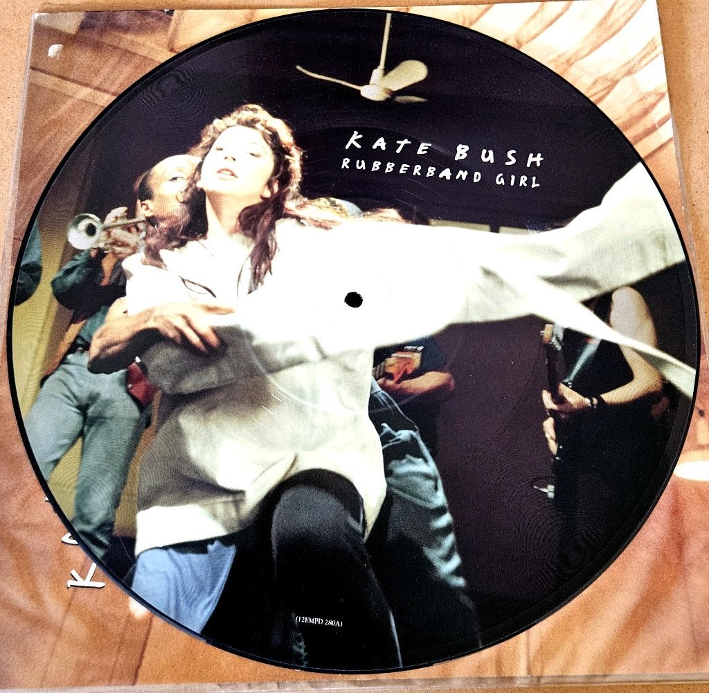 12" Maxi Picture Disc - Kate BUSH - Rubberband Girl, 12 pouces, Pop rock, Envoi, Utilisé