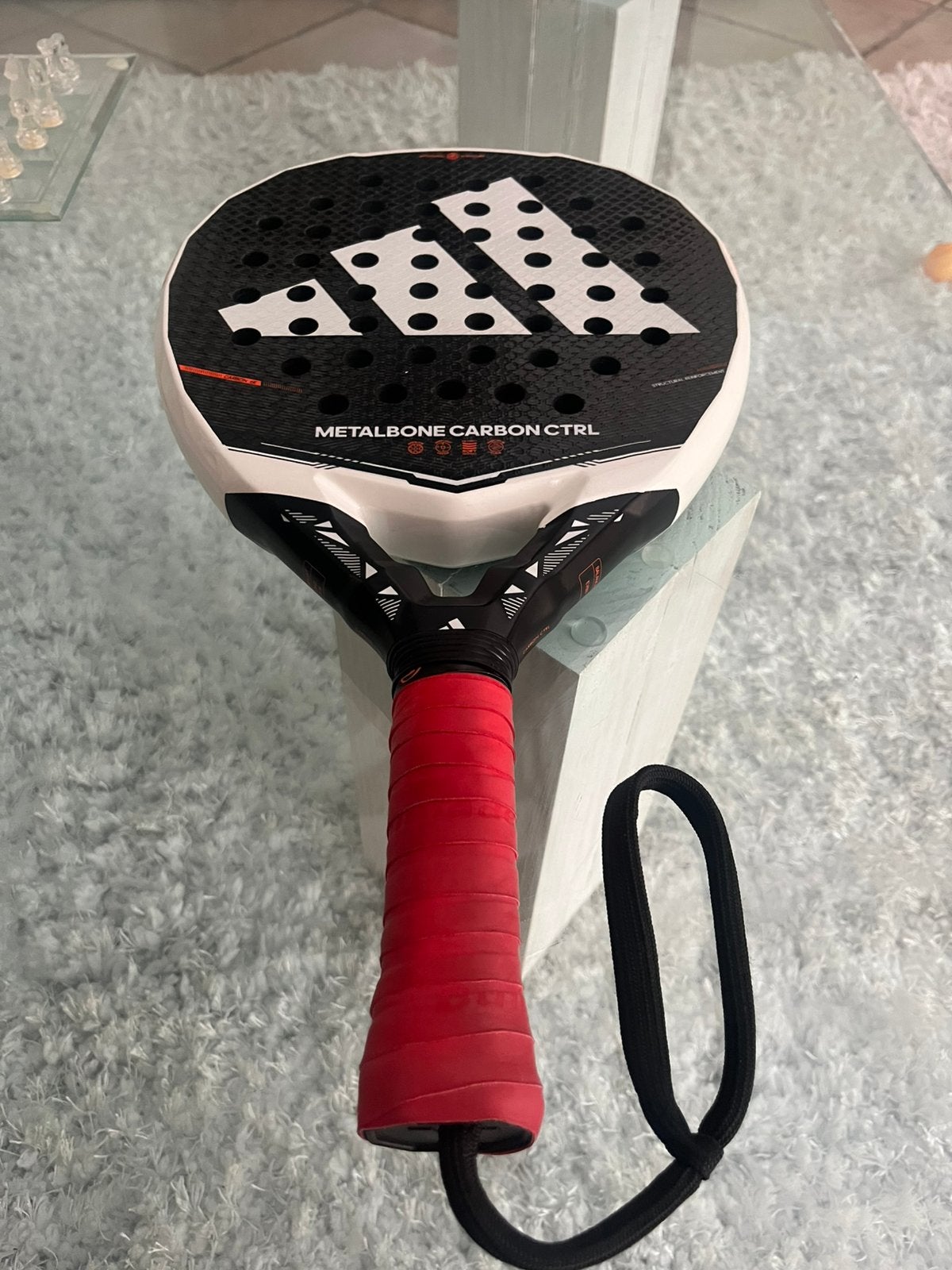 Adidas Metalbone CARBON CTRL 2026, Sport en Fitness, Padel, Ophalen of Verzenden, Zo goed als nieuw, Padelracket