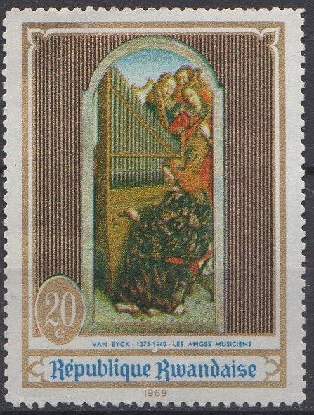 Rwanda - "De zingende engelen" - Gebrs.Van Eyck - 1969, Ophalen of Verzenden, Postfris