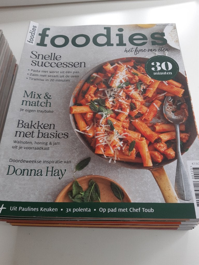 3 jaargangen Foodies, Ophalen, Tijdschrift