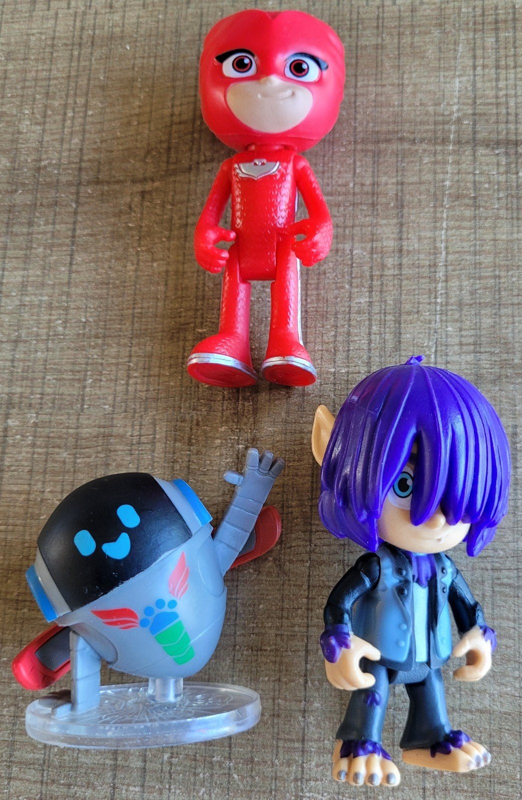 PJ Masks: 3 figuren, Ophalen of Verzenden, Gebruikt
