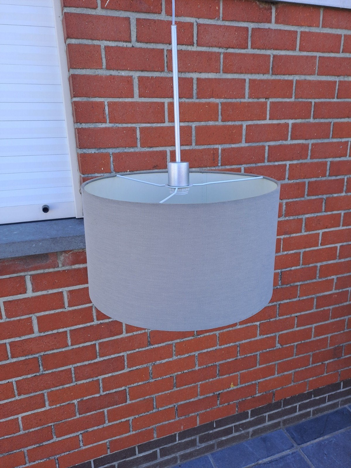 plafond lamp, Ophalen, Gebruikt, Textiel, E27 (groot)