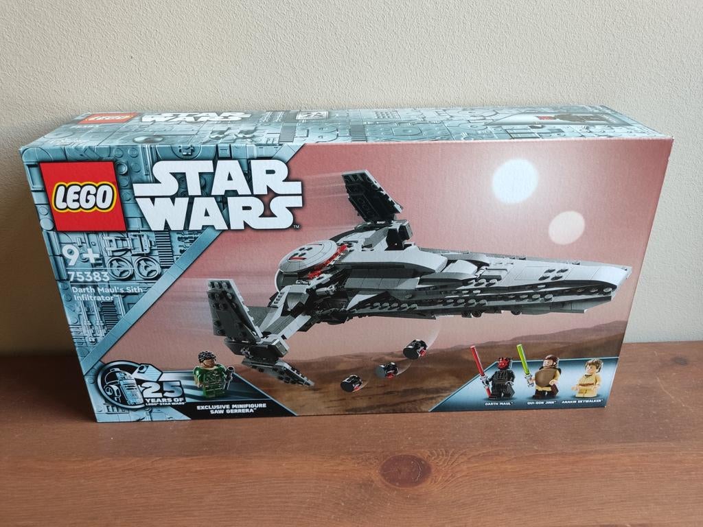 Lego Star Wars 75383 Darth Maul's Sith Infiltrator, Kinderen en Baby's, Speelgoed | Duplo en Lego, Star Wars, Lego, Nieuw, Ophalen of Verzenden