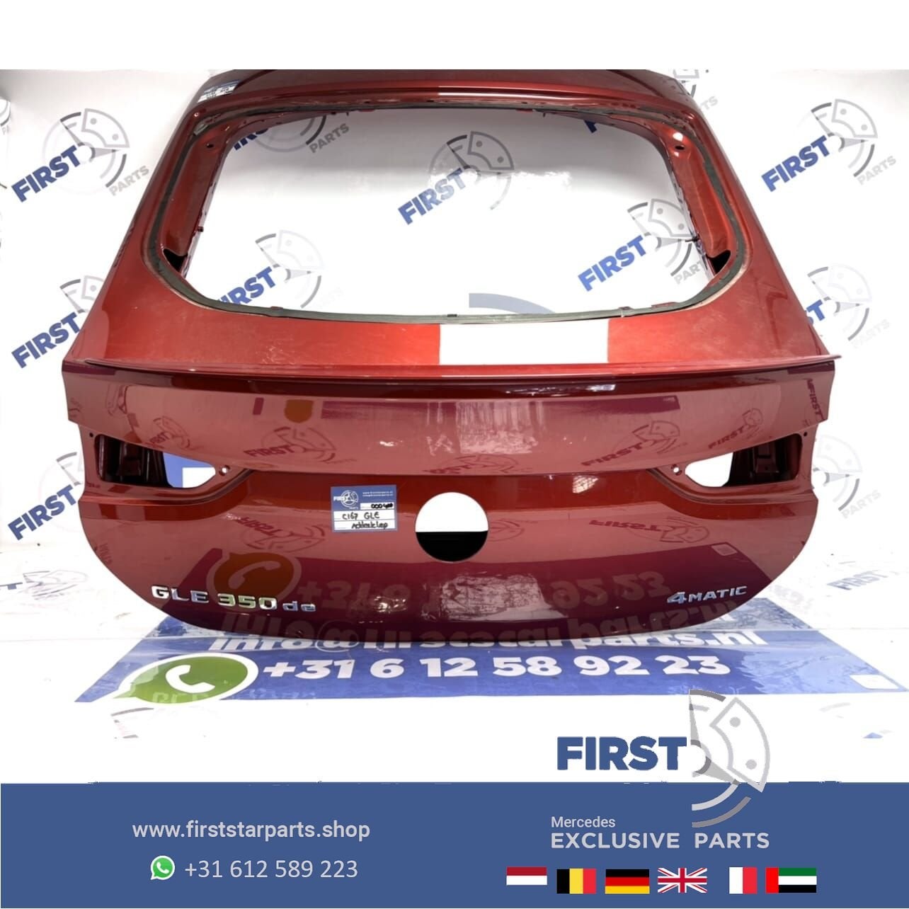 W167 C167 GLE COUPÉ ACHTERKLEP ZWART WIT GRIJS ROOD originee, Arrière, Haillon arrière, Utilisé, -