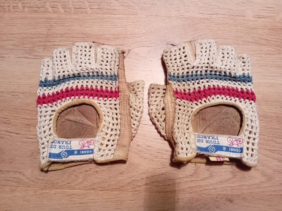 Gants de cyclisme vintage. Ancien vélo de course, Enlèvement ou Envoi