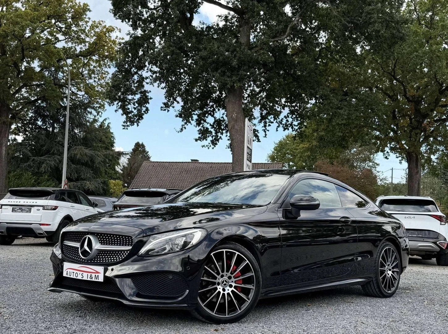 Mercedes-Benz C-CLASS 220 d AMG line 2018 Pano Burmester Sfe, Autos, Cuir, Achat, Ordinateur de bord, Entreprise