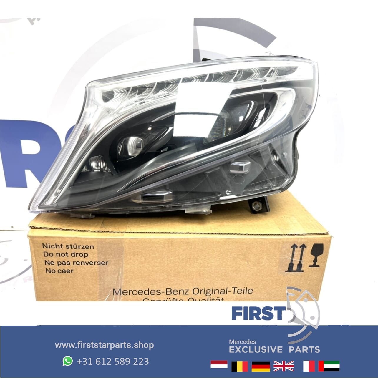 W447 Vito Full LED ILS Koplamp Mercedes origineel links INTE, Auto-onderdelen, Gebruikt, -, Ophalen of Verzenden, -