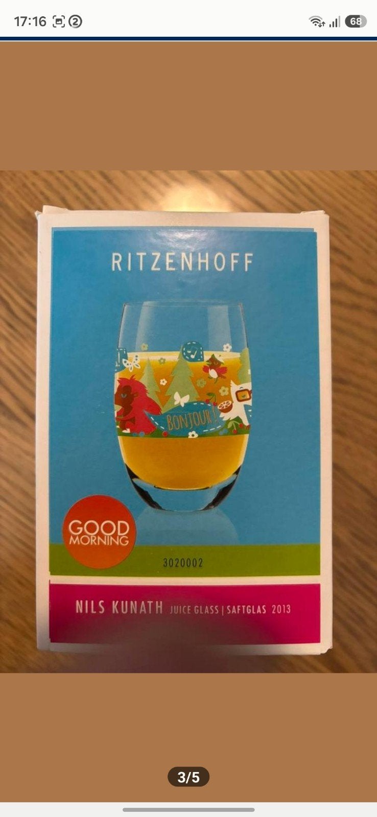Prachtige set Ritzenhoff glazen, Verzamelen, Glas en Drinkglazen, Ophalen, Nieuw, Frisdrankglas